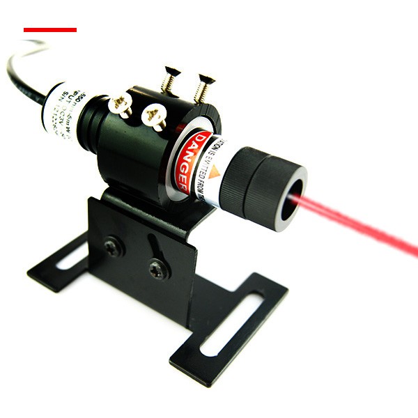 red line projecting laser alignment