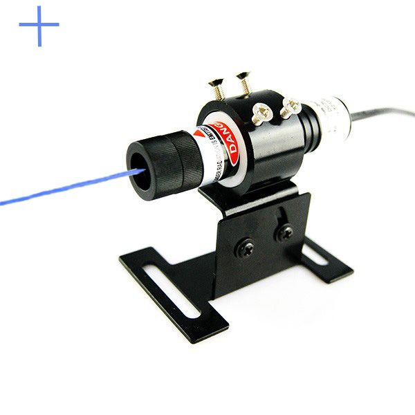 100mW blue cross laser alignment